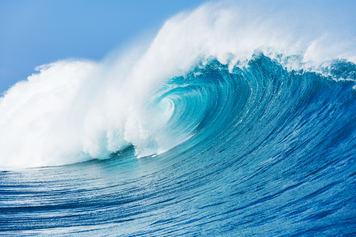 Ocean waves image