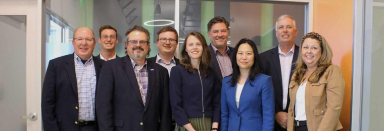 Group photo with Johnson Matthey and ClimeCo leaders